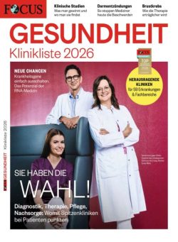 Focus Gesundheit – 28 Oktober 2025
