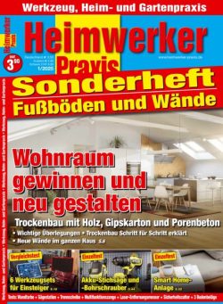 Heimwerker Praxis Sonderhefte Fussboden und Wande – Ausgabe 1 2025