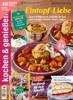 Kochen & Geniessen – November 2025