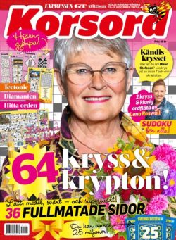 Korsord – 10 November 2025