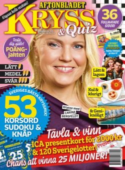 Kryss & Quiz – 3 November 2025