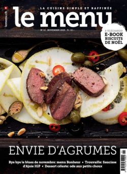 le menu edition francaise – Novembre 2025