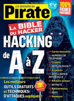Les Dossiers du Pirate – Novembre 2025 – Janvier 2026