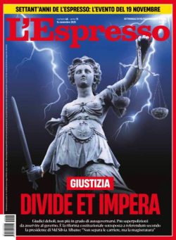 L’Espresso – 14 Novembre 2025