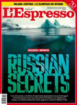 L’Espresso – 24 Ottobre 2025