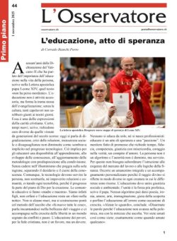 L’Osservatore – 1 Novembre 2025