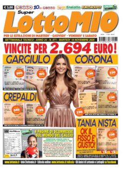 Lottomio del Giovedi – 18 Novembre 2025