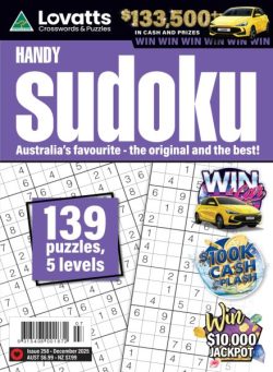Lovatts Handy Sudoku – Issue 258 2025
