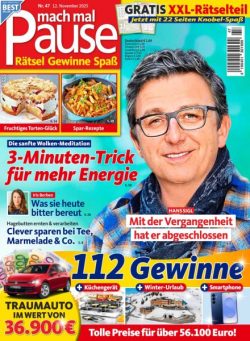 Mach mal Pause – 11 November 2025