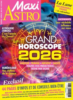 Maxi – Hors-Serie Astro – 24 Octobre 2025