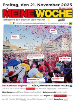 Meine Woche – 20 November 2025
