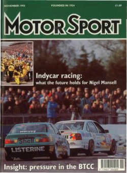 Motor Sport Magazine – November 1992
