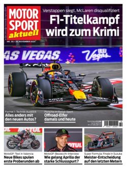 Motorsport aktuell – 25 November 2025