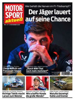 Motorsport aktuell – 4 November 2025