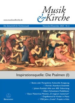 Musik & Kirche – November-Dezember 2025
