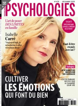 Psychologies France – Decembre 2025