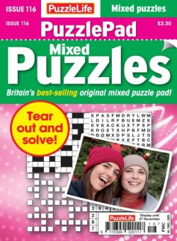 PuzzleLife PuzzlePad Puzzles – Issue 116 2025