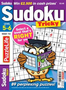 PuzzleLife Sudoku Tricky – Issue 112 2025