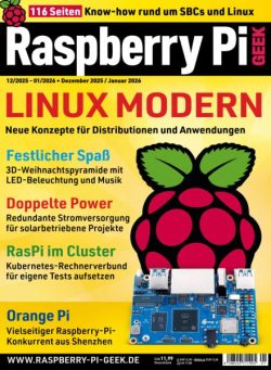 Raspberry Pi Geek – Dezember 2025 – Januar 2026