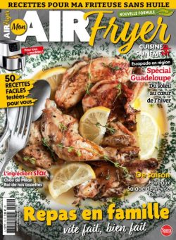 Recettes pour ma Friteuse sans huile – Decembre 2025 – Janvier-Fevrier 2026