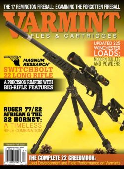 Rifle Magazine – Varmint Rifles & Cartridges Fall 2025