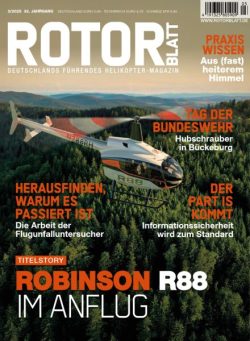 Rotorblatt – Nr 3 2025