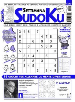 Settimana Sudoku – 31 Ottobre 2025