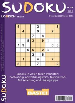 Sudoku Logisch Spezial – Nr 119 2025