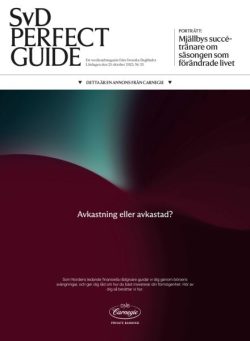 SvD Perfect Guide – 25 Oktober 2025