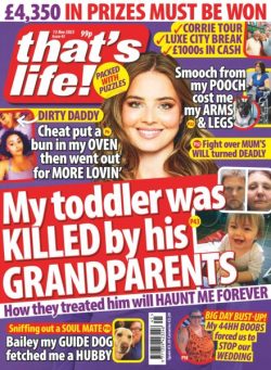 that’s life! UK – 6 November 2025