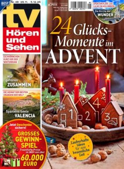 TV Horen und Sehen – 21 November 2025