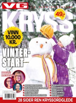 VG Kryssord – 17 November 2025