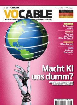 Vocable Allemand – Novembre 2025