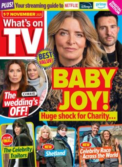 What’s on TV – 1 November 2025