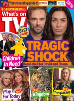 What’s on TV – 8 November 2025