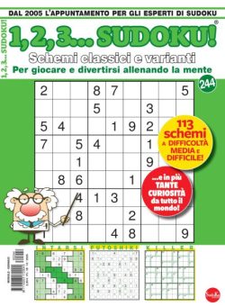 123 Sudoku – Gennaio 2026