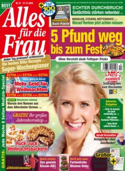 Alles fur die Frau – 12 Dezember 2025