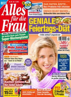 Alles fur die Frau – 28 November 2025