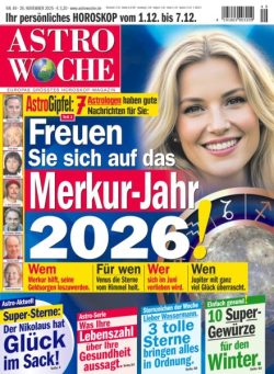 Astrowoche – 26 November 2025