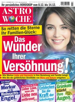 Astrowoche – 3 Dezember 2025