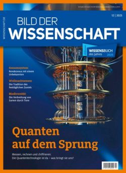 Bild der Wissenschaft – Dezember 2025