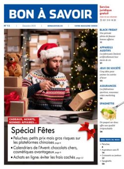 Bon a Savoir – Decembre 2025