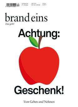 Brand Eins – Dezember 2025