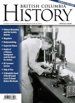 British Columbia History – Winter 2025-26