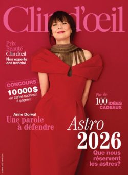 Clin d’oeil – Decembre 2025 – Janvier 2026