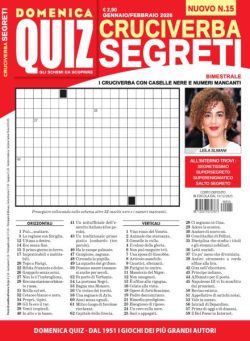 Cruciverba Segreti – Gennaio-Febbraio 2026