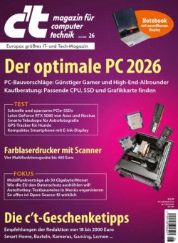 c’t Magazin – Dezember 2025
