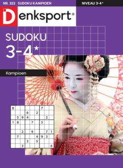 Denksport Sudoku 3-4 kampioen – 20 November 2025