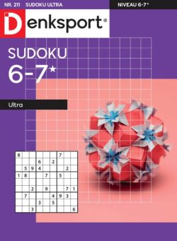 Denksport Sudoku 6-7 ultra – 27 November 2025