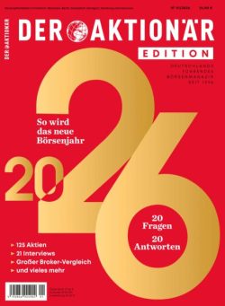 Der Aktionar Edition – Nr 01 2026